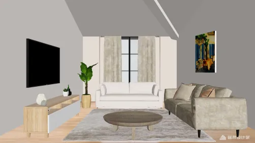 Beige living room 
